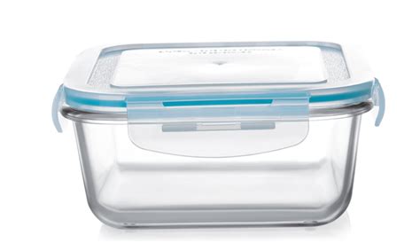 Buy Cello Antonella Square Glass Container Set, 700ml/16cm, Clear ...