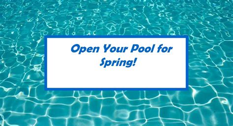Image result for How to Open My Pool in Spring