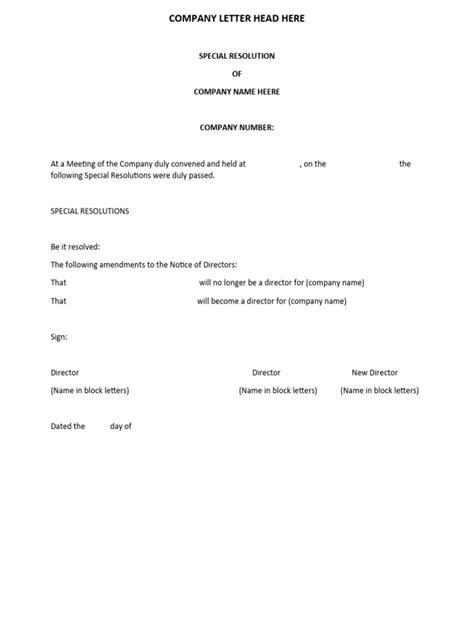 Resolution Letter Sample PDF 的图像结果