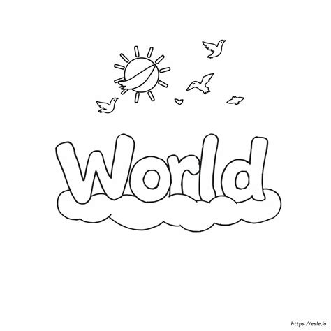 Word Coloring Pages