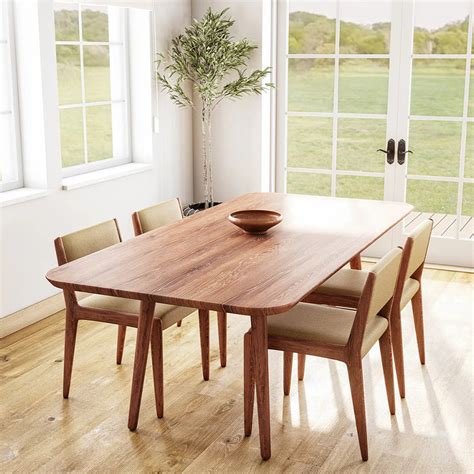 Modern 4 Seater Dining Table Sets – Stylish Wooden Designs – Furnisquare