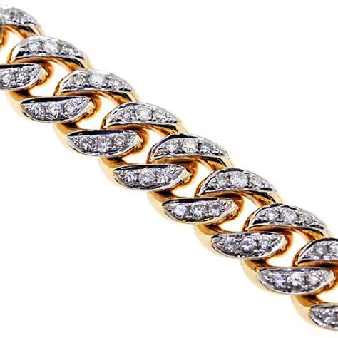 Top 8mm diamond cuban link chain Online Sale