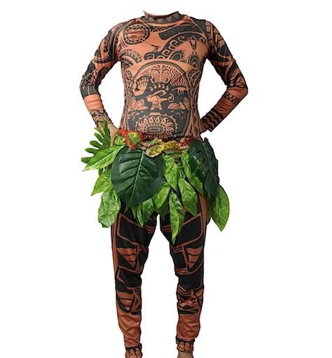 Buy VersusModa Type Maui Vaiana Costume Carnival Fancy Dress Man ...