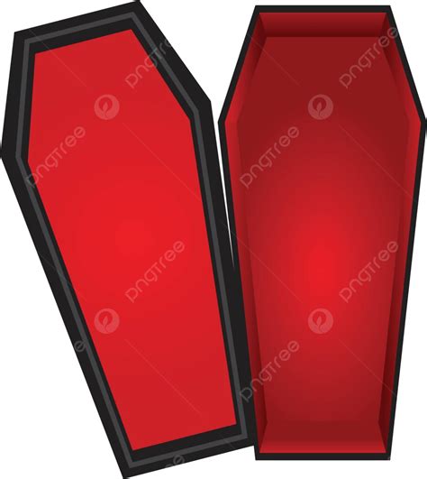 Open Coffin Sign Casket Vector Vector, Sign, Casket, Vector PNG and ...