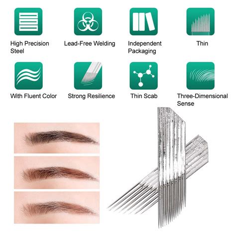 50pcs Tattoo Needle Microblading Needles Blade India | Ubuy