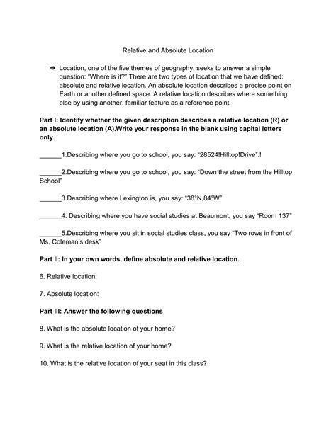 Image result for Absolute and Relative Change Worksheet