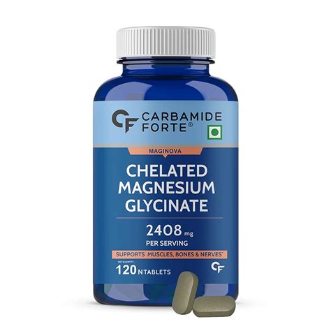 Carbamide Forte Chelated Magnesium Glycinate 2408mg Per Serving ...