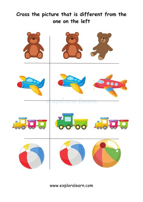 Same Different Worksheet 的图像结果