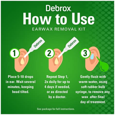 Debrox Ear Wax Removal Kit, Ear Cleaning Rubber Bulb Syringe and 0.5 fl ...