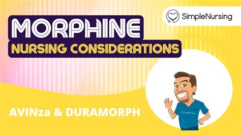 Morphine Nursing Considerations & Drug Guide for Nurses