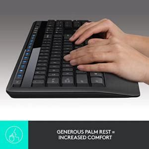 Amazon.in: Buy Logitech MK345 Wireless Keyboard and Mouse Set Full ...