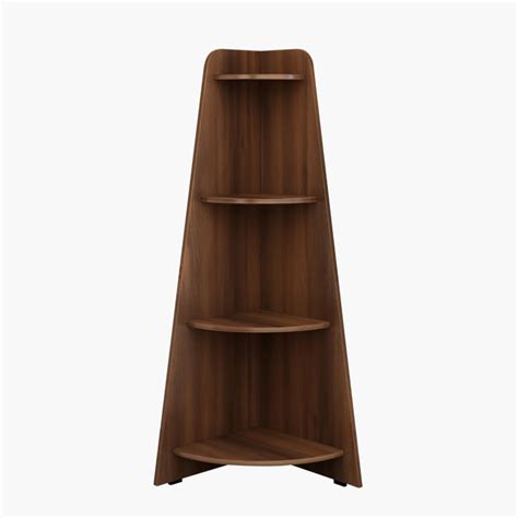 Buy Helios Lewis Mafra 4-Tier Corner Shelf - Brown from Helios by Home ...