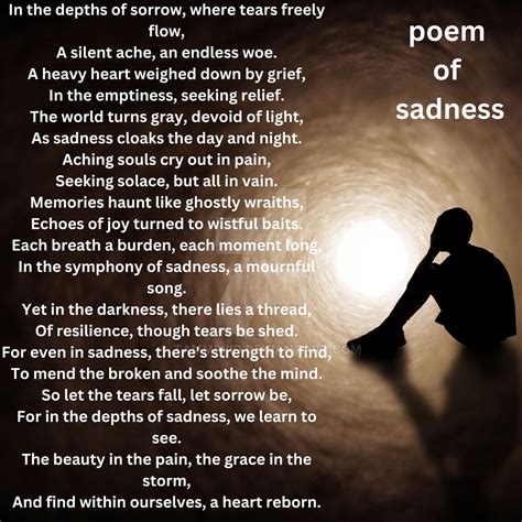 Sadness Poems About Life
