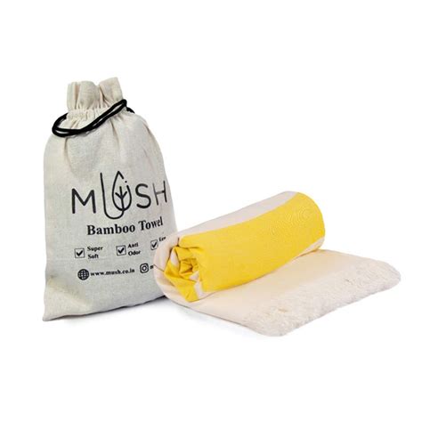 Mush 100% Bamboo Light Weight & Ultra-Compact Turkish Towel Super