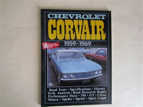 Buy Chevrolet Corvair, 1959-69 (Brooklands Books Road Tests Series ...