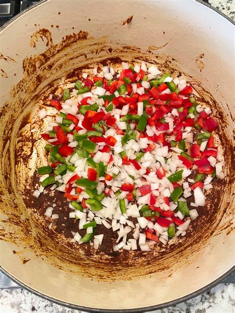 saute-red-and-green-bell-pepper-and-onion | Pineapple House Rules