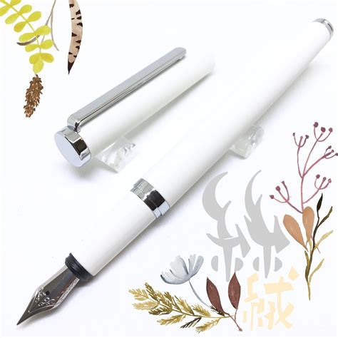 Taiwan Tylee Matte Velvetn Fountain Pen (White) - TY Lee Pen Shop - TY ...