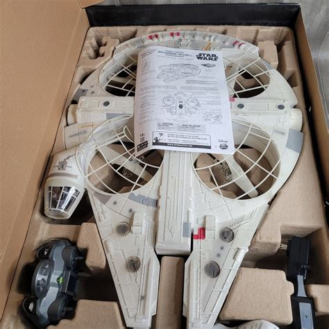 Star Wars Drone RC Millennium Falcon XL Flying Drone 2.4GHz Air Hogs ...