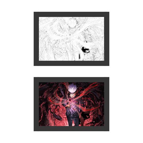 Jujutsu Kaisen 2 : Satoru Gojo - Light Painting Bingkai Glow – Nuvue Store