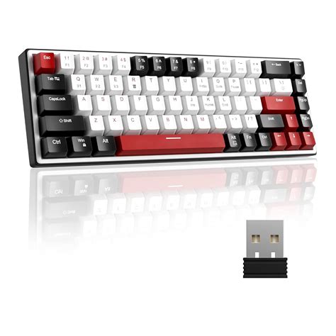 Amazon.in: Buy MageGee 60% Wireless Mechanical Gaming Keyboard, 68 Keys ...