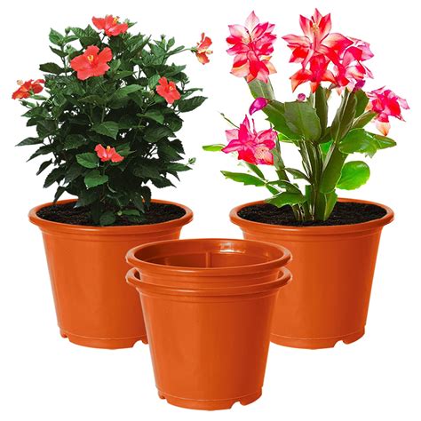 Kuber Industries Plastic Planters|Gamla|Flower Pots for Garden Nursery ...
