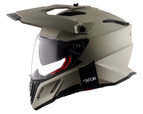 Axor X-Cross Dual Visor SC ISI ECE DOT Certified Full Face Dual Sport ...