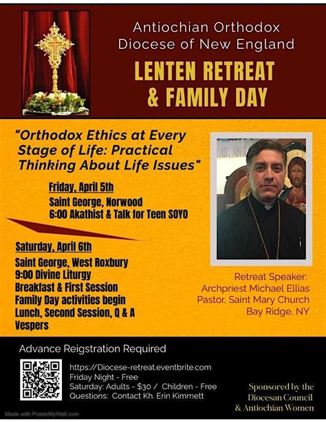 2024 Diocese Lenten Retreat & Family Day, St George Orthodox Church ...