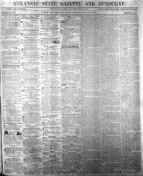 Arkansas State Gazette and Democrat - Encyclopedia of Arkansas