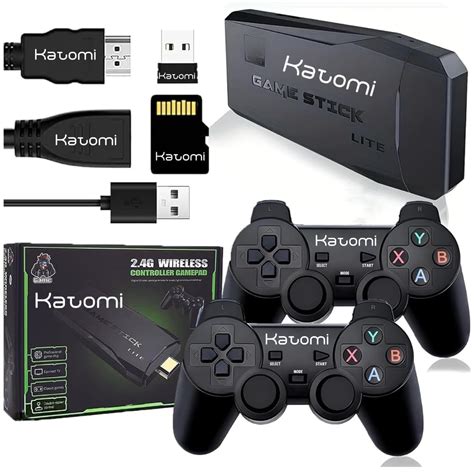 Buy Katomi Game Stick Lite 4K Ultra HD Gaming Console, 2.4G Wireless ...