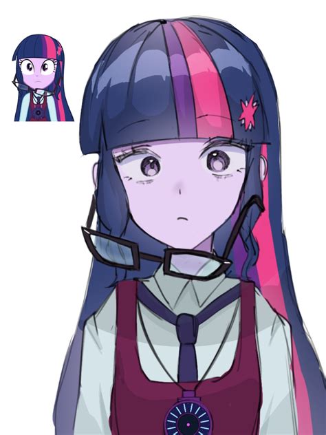 #3274251 - safe, artist:m09160, sci-twi, twilight sparkle, human ...