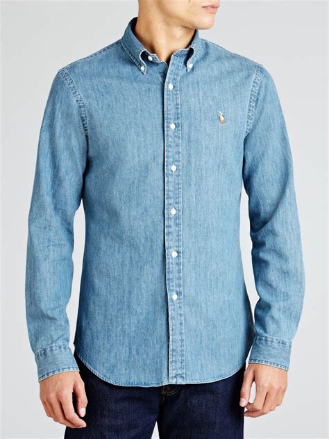 Ralph Lauren Mens Denim Shirt