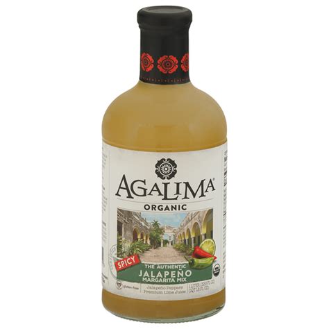 Agalima Margarita Mix, Organic, The Authentic, Jalapeno, Spicy (33.8 fl ...