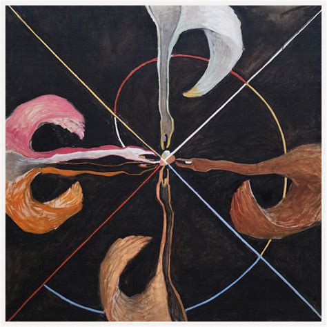 Künstlerische Illustration | The Swan No.7 (Abstract Art) - Hilma af ...