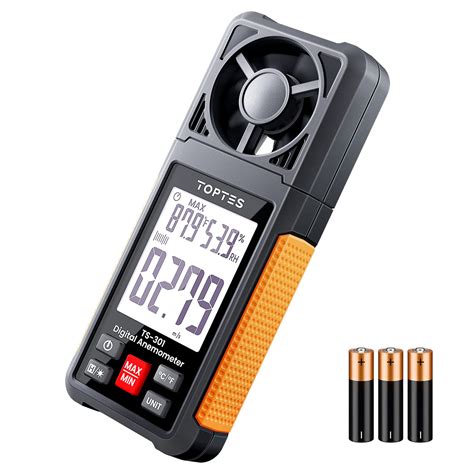 Snapklik.com : TopTes TS-301 Digital Anemometer, Wind Speed Meter