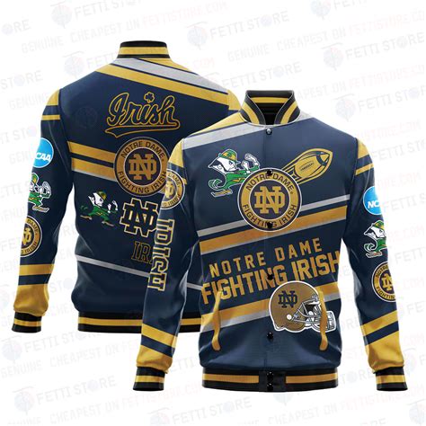 Notre Dame Fighting Irish NCAA Division I Football Varsity Jacket SH ...