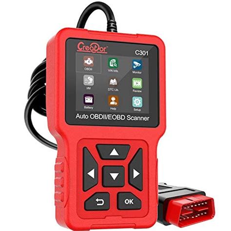 Creator C301 OBD2 Scanner OBDII Code Reader Diagnostic Scan Tool with ...