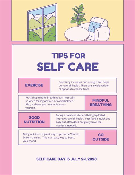 International Self-Care Day | July 24, 2023 - ITCN Family Violence ...