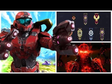 All New Halo Infinite XP Progression Career Rank Levels - Showcase ...