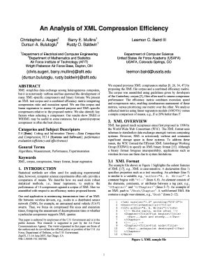 Fillable Online usenix An Analysis of XML Compression Efficiency ...