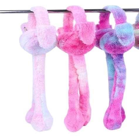 DIGIVEENAL Pack of 1 Random Color Cute Rabbit Ear Moving Earmuffs for ...