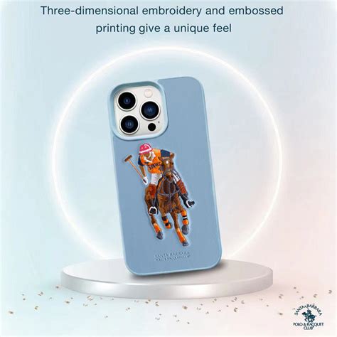 iPhone Jockey Series Genuine Santa Barbara Leather Case - Siera Blue ...