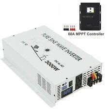 3000W 24V Pure Sine Wave Inverter 60A MPPT Solar India | Ubuy
