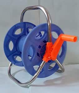 DEWAN SONS Garden Hose Reel Stand for 35 Meter Hose Length (Random ...