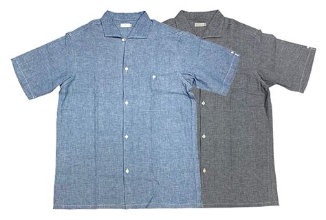 WAREHOUSE ウエアハウス Lot 3091 S/S OPEN COLLAR SHIRTS シャンブレー ショートスリーブ オープン ...