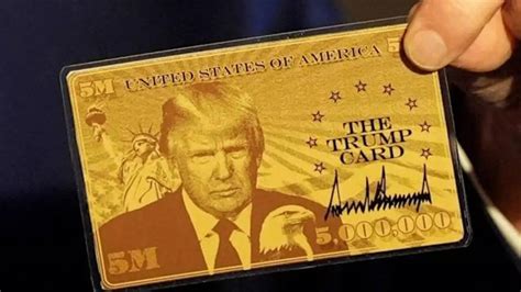 'Tacky', 'tone-deaf': Why Trump's $5 million gold card with his face on ...