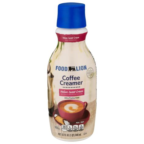 Food Lion Coffee Creamer, Italian Sweet Cream (32 fl oz) Delivery or ...