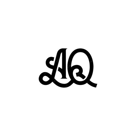 Premium Vector | Aq monogram logo design letter text name symbol ...