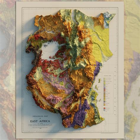Geological Map Of Africa Africa Map And Satellite Image