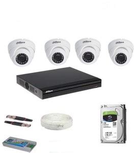 DAHUA FULL HD 2MP CAMERAS COMBO KIT 4CH HD DVR+ 4 DOME CAMERAS+1TB HARD ...