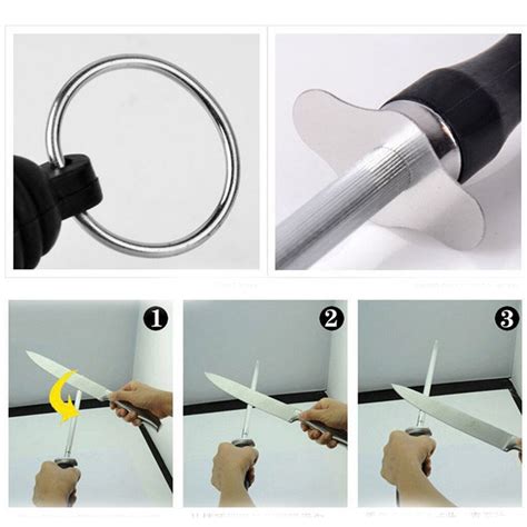 Knife Sharpening Rod 10 Inch Honing Steel Knife Sh... – Vicedeal